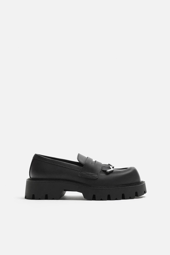 CHUNKY FRINGE LOAFERS