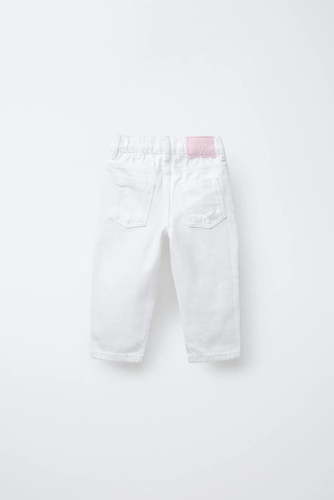 JEANS MOM FIT DÉCHIRÉ