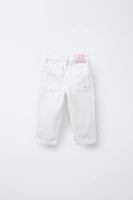 JEANS MOM FIT DÉCHIRÉ