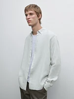 100% linen regular fit shirt
