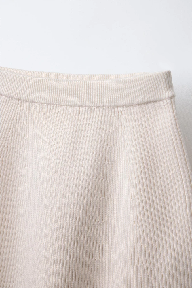 RIBBED SKIRT