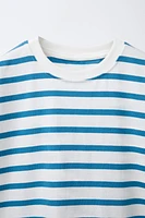 STRIPE PRINT T-SHIRT