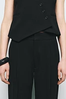 WIDE FIT PANTS WITH DARTS ZW COLLECTION