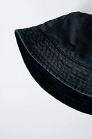 REVERSIBLE WAXED BUCKET HAT
