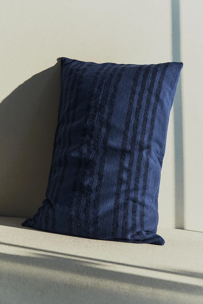 STRIPED THROW PILLOW COVER