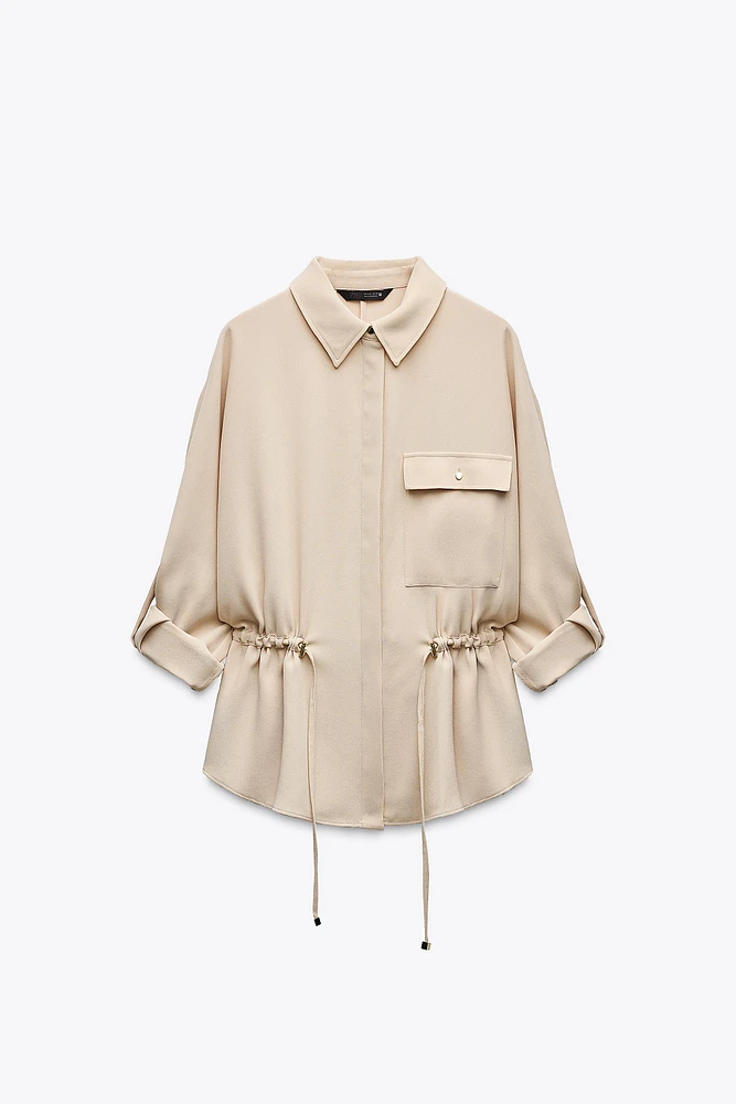 CREPE SAFARI SHIRT