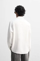 100% LINEN OVERSHIRT