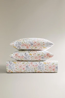 HOUSSE DE COUETTE IMPRIMÉ FLORAL