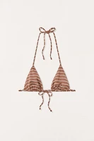 HAUT DE BIKINI À RAYURES ÉDITION LIMITÉE