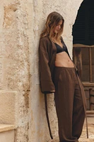 PANTALON STYLE PYJAMA