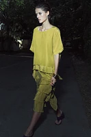RUFFLED DRESS ZW COLLECTION