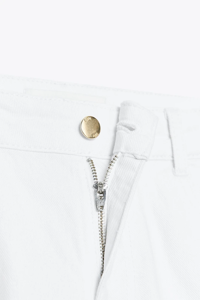Z1975 HIGH-WAISTED BELTED CULOTTE JEANS