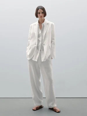 Veste de tailleur 100 % lin