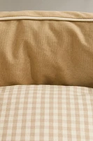 PET BED CUSHION GINGHAM CHECK