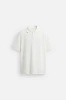 POLO À COL ZIPPÉ