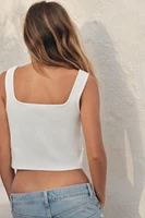 BASIC KNIT CROP TOP