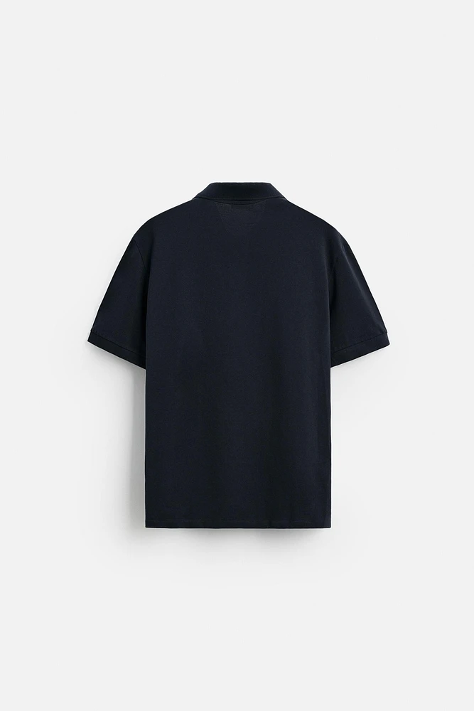 BASIC TEXTURED WEAVE PIQUÉ POLO