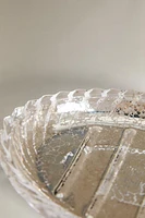 MERCURIZED GLASS BATHROOM SOAP DISH