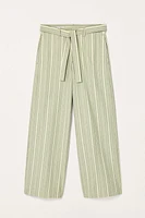LIMITED EDITION STRIPED WIDE FIT PANTS
