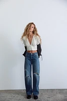 JEAN TRF CURVED TAILLE HAUTE