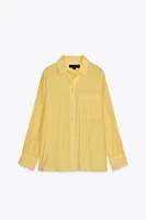 CHEMISE FROISSÉE À RAYURES ZW COLLECTION