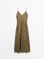 Robe longue nuisette transparence