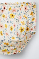 FLORAL DRESS AND BOTTOMS