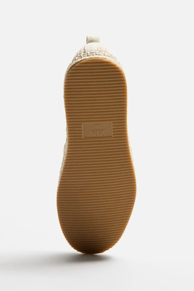 ESPADRILLE EN TISSU MAILLE