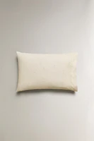 CHILDREN'S EMBROIDERED LITTLE MICE PILLOWCASE
