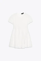 FINE KNIT SHORT PANEL DRESS