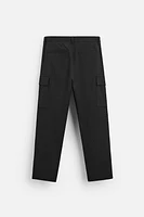 PLEATED CARGO PANTS