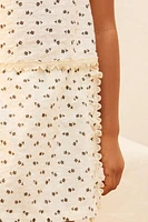 FLORAL WRAP SKIRT LIMITED EDITION