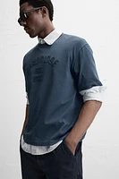 CAMBRIDGE© RAISED TEXT T-SHIRT