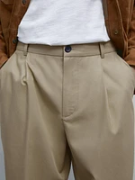 Relaxed-fit trousers with dart detail