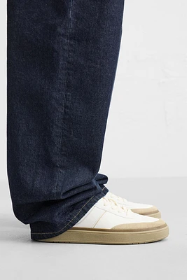 CONTRAST SOLE SNEAKERS
