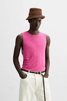VISCOSE LINEN TANK TOP