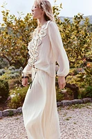 FLOWY SKIRT WITH BELT