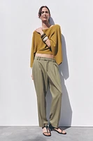 PANTALON À PINCES COLLECTION ZW