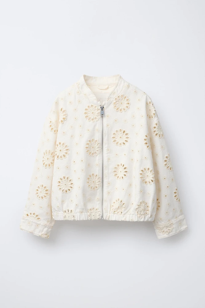 BLOUSON BRODERIE SUISSE