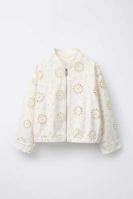 BLOUSON BRODERIE SUISSE
