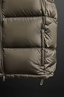 100% FEATHER FILL PUFFER VEST