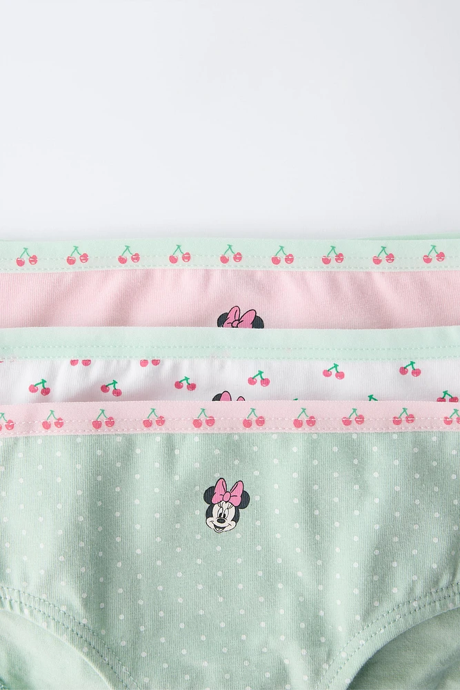 2-6 YEARS/ THREE PACK OF MINNIE MOUSE © DISNEY UNDERWEAR