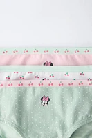 2-6 YEARS/ THREE PACK OF MINNIE MOUSE © DISNEY UNDERWEAR