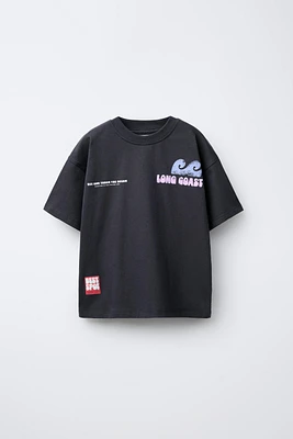 WAVE PRINT T-SHIRT