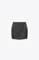 KNIT MINI SKIRT