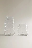 IRREGULAR GLASS VASE