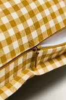 GINGHAM THROW PILLOW COVER