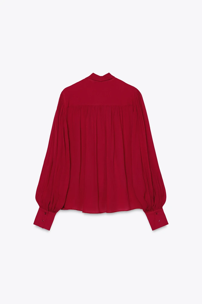 ZW COLLECTION TIE BLOUSE