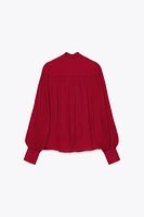 ZW COLLECTION TIE BLOUSE