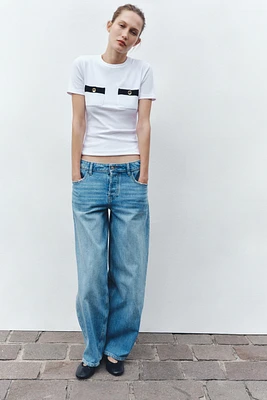 TOP WITH TRICOT DETAIL
